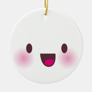 Ornement En Céramique Kawaii font face