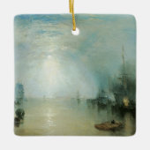 Ornement En Céramique Keelmen Height Coals, Lune par Joseph Turner (Devant)