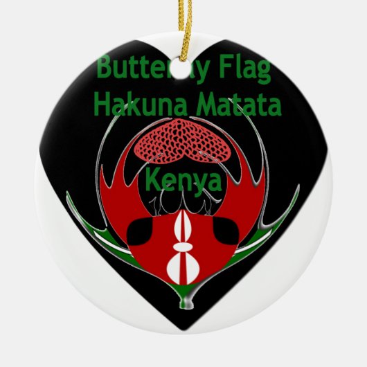 Ornement En Céramique Kenya (Devant)