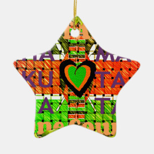 Ornement En Céramique Kenya Hakuna Matata