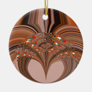 Ornement En Céramique Kenya HakunaMatata Tradition Couleurs designs.png