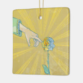 Ornement En Céramique King Midas Golden Touch (Gauche)