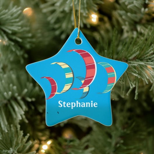 Ornement En Céramique Kitboard aux couleurs vives (Arbre)