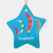 Ornement En Céramique Kitboard aux couleurs vives (Gauche)