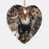 Ornement En Céramique Kitty Collage (Droite)
