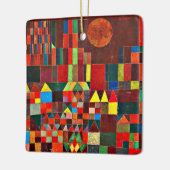 Ornement En Céramique Klee - Château et Soleil (Gauche)