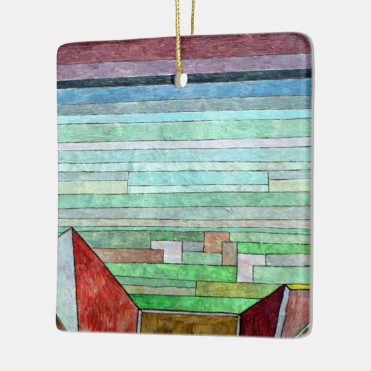 Ornement En Céramique Klee - Vue sur le pays fertile (Gauche)