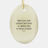 Ornement En Céramique Koala mignon personnalisé (Dos)