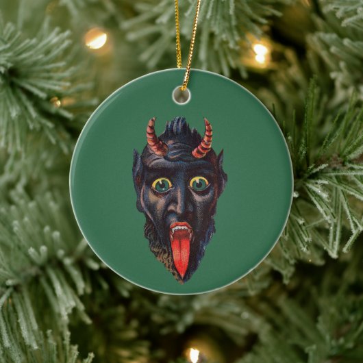 Ornement en céramique Krampus (Arbre)