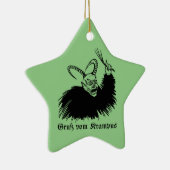 Ornement En Céramique Krampus (Droite)