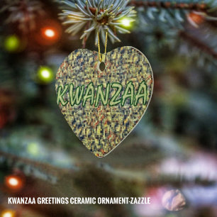 Ornement En Céramique Kwanzaa