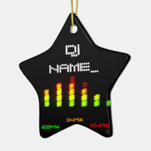 Ornement En Céramique La barre personnelle EQ d'égaliseur du DJ -