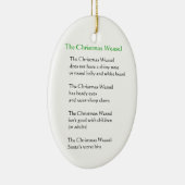 Ornement En Céramique La belette de Noël (Droite)