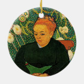 Ornement En Céramique La Berceuse (Augustine Roulin) de Vincent van Gogh (Dos)