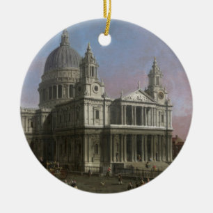 Ornement En Céramique La cathédrale de St Paul, 1754 (huile sur la