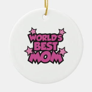 Ornement En Céramique La meilleure maman du monde