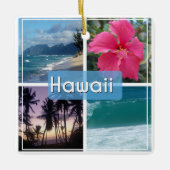 Ornement En Céramique La mer d'Hawaï (Devant)