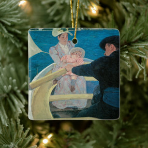 Ornement En Céramique La Partie en bateau par Mary Cassatt, Beaux-Arts V