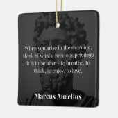 Ornement En Céramique La réflexion matinale de Marcus Aurelius (Gauche)