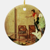 Ornement En Céramique La souris (Dos)