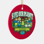 Ornement En Céramique La terre badine la Floride (Droite)