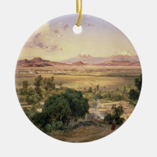 Ornement En Céramique La vallée du Mexique du bas Ridge de Tacubay (Devant)