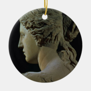 Ornement En Céramique La Vénus de Milo, détail du dos de la tête, Hel
