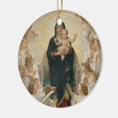 Ornement En Céramique La Vierge avec Angels, 1900 (Gauche)