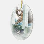 Ornement En Céramique La Vignette du Dragon (Gauche)