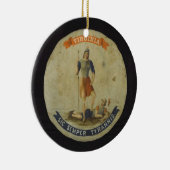 Ornement En Céramique La VIRGINIE ! ! ! (Droite)