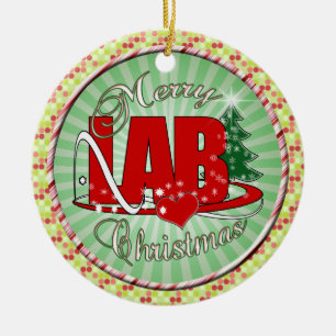 ORNEMENT EN CÉRAMIQUE LABORATOIRE DE NOËL DE LABORATOIRE