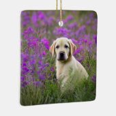 Ornement En Céramique Laboratoire jaune (Droite)