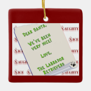 Ornement En Céramique LabradorpluralNice