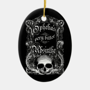 Ornement En Céramique L'absinthe très amère d'Ophélie