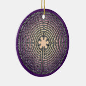 Ornement En Céramique Labyrinthe (Droite)