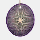 Ornement En Céramique Labyrinthe (Gauche)