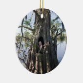 Ornement En Céramique Lac Caddo, aveugle à la chasse (Droite)