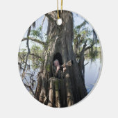 Ornement En Céramique Lac Caddo, aveugle à la chasse (Gauche)