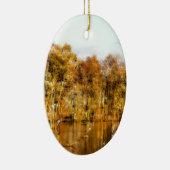 ORNEMENT EN CÉRAMIQUE LAC D'AUTOMNE (Droite)