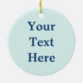 Ornement En Céramique Lac glaciaire (Dos)