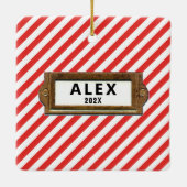 Ornement En Céramique Lacrosse Collectif (Dos)