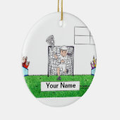 Ornement En Céramique LaCrosse - Female (Droite)