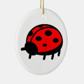 Ornement En Céramique Ladybug (Droite)