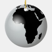 Ornement En Céramique L'Afrique (Dos)