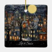 Ornement En Céramique Laisser neiger (Dos)