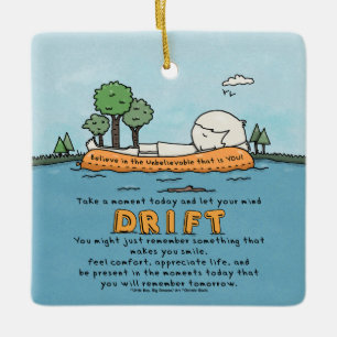 Ornement En Céramique Laissez votre esprit dériver