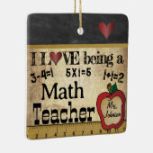 Ornement En Céramique L'amour étant un enseignant en mathématiques (modi (Droite)