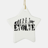 Ornement En Céramique L'amusement couché d'évolution de bicyclette (Droite)