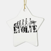 Ornement En Céramique L'amusement couché d'évolution de bicyclette (Gauche)