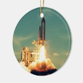 Ornement En Céramique Lancement de Rocket (Gauche)